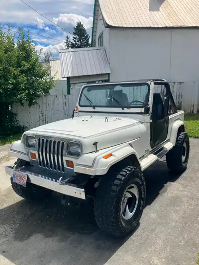 1987 Jeep YJ on propane only and trailer combo 33" tires 4.56 gears lunchbox locker (front) torsen d...