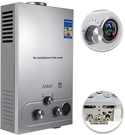 16L 4.76Gal Tankless Water Heater LPG Propane Gas Water Heater I, View more
