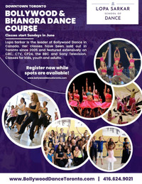 Bollywood Dance Classes - Downtown Toronto