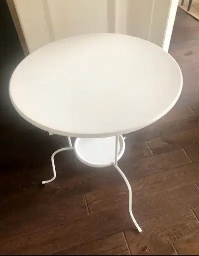 Metal bistro/end tables, View more