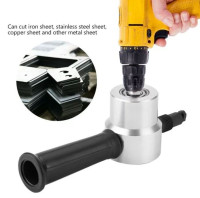 Metal Sheet Cutter Double Head Electric Power Drill Attachment