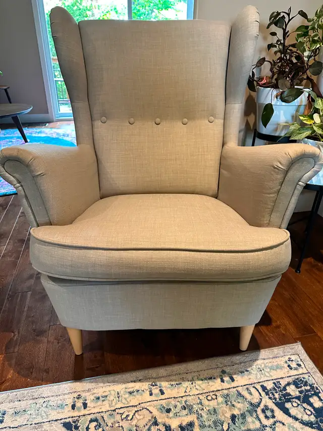 Two Strandmon Wingback Armchairs in Chairs & Recliners in Kingston - Image 2