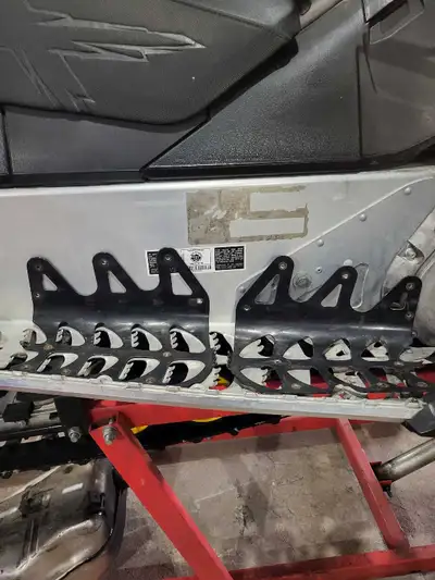 Black tunnel reinforcements should fit all xp chassis sleds