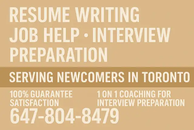 Resume, Job Search & Interview Prep for Immigrants & Newcomers63893268210947120
