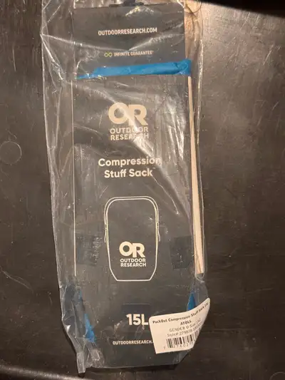 Outdoor research 15 L compression stuff sack - 3 units available.