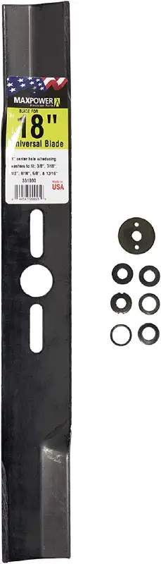 NEW Maxpower 18-Inch Universal Replacement Lawn Mower Mulching Blade 331030 $15.00 Still in Box . Ea...