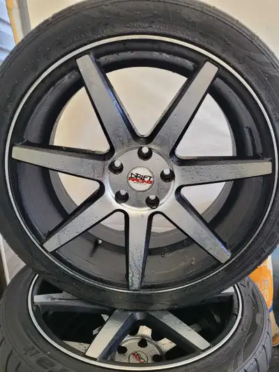 like new 20" ruffino rims 5×120 bolt pattern will need rubber $325 call or txt 705 433 1278