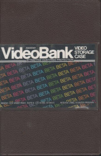 BETA TAPE Amaray Betamax Video Tape Cases