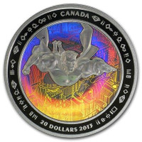 Royal Canadian Mint 2013 Superman Metropolis Silver HologramCoin