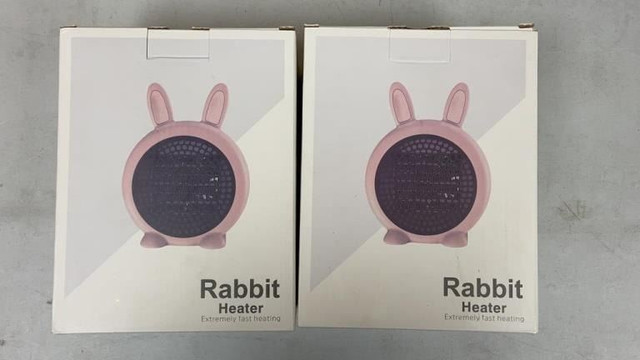 NEW MINI RABBIT STYLE HEATERS 800 W dans Chauffages et humidificateurs  à Delta/Surrey/Langley - Image 2