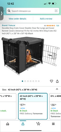 Brand new dog crate cover