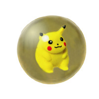 Vintage 1998, Balle rebond Pikachu Pokemon - Power Bouncer Ball