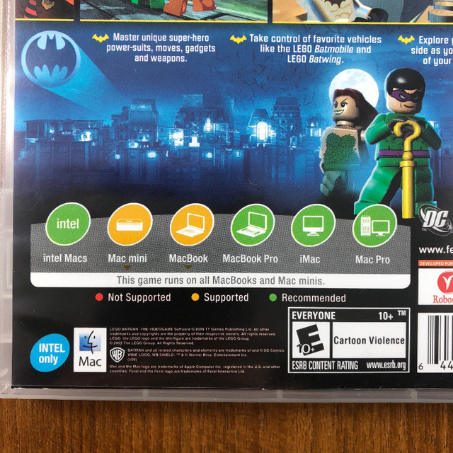 LEGO - Batman The Video Game - Mac Apple - Gotham DVD in Toys & Games in Delta/Surrey/Langley - Image 3