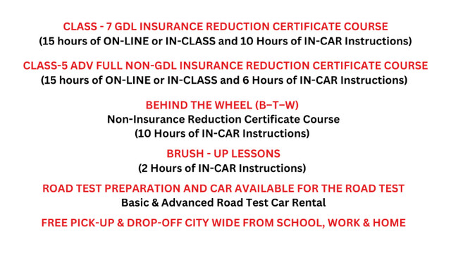 Driving Lessons SE/SW Calgary / Okotoks in Classes & Lessons in Calgary - Image 4