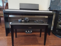 Yamaha P-115B Digital Piano with Stand, Bench