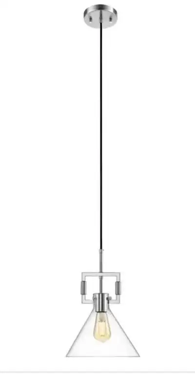 NEW-IN-BOX - OVE GEORGIA 1-Light Pendant Light Fixture, View more