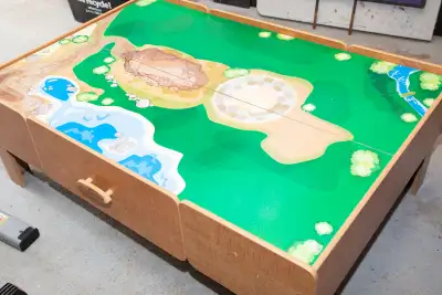 Wooden train table (Toys R Us Brand), View more