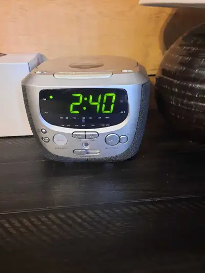 Alarm cd clock radio, View more