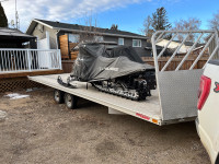 2021 Alcom 4 place snowmobile trailer