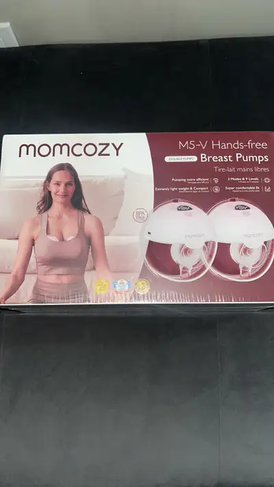MOMCOZY M5-V HANDS-FREE BREAST PUMP, View more