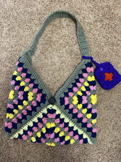 Cute crochet bag, View more