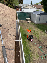 Eavestrough cleaning / pressure washing