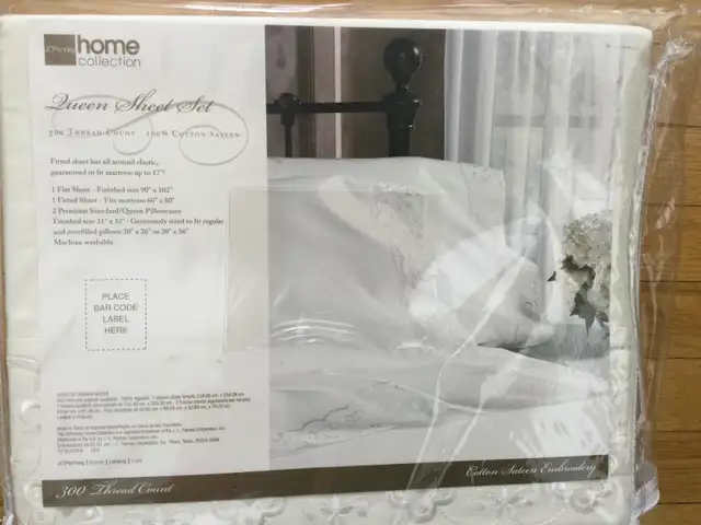 New Sheet Set…Queen Size in Bedding in Mississauga / Peel Region - Image 2