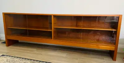 Vintage Teak Display Cabinet For Sale, View more