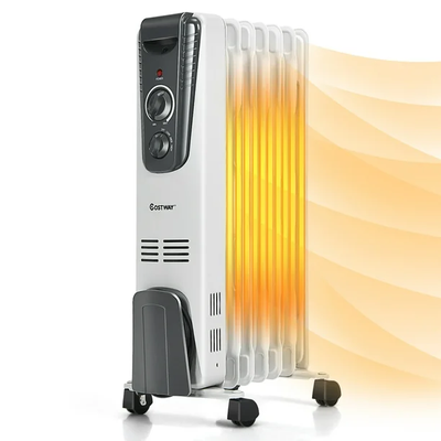Costway 1500W Electric Oil Filled Radiator Space Heater NIB, View more