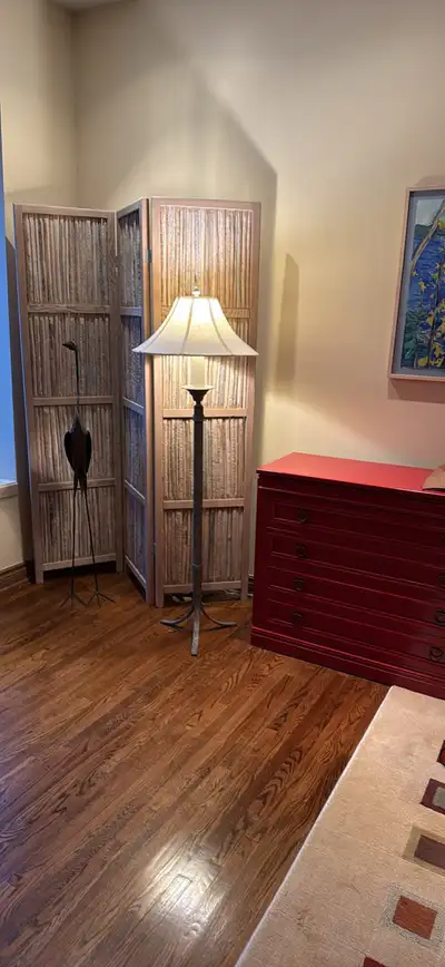 Wrought Iron Floor Lamp with 3 way switch, View more