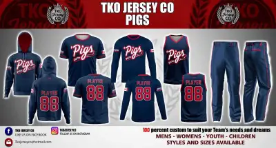 At TKO Jersey Co., we make it easy to outfit your baseball or softball team with professional, fully...