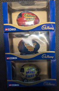 Corgi Cadbury Creme Egg/Mini Eggs Vehicles