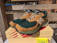 New Balance 990v3 Made in USA Tan Green $220 Worn Once Size 9