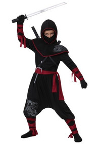 Kids Ninja Costume - Medium (8-10)