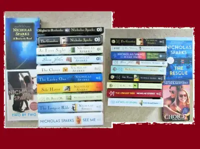 NICHOLAS SPARKS~~ Hardcover and Paperback novels, View more