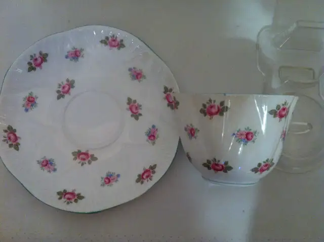 SHELLEY CUP AND SAUCER 1344N in Arts & Collectibles in Barrie - Image 4
