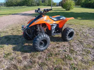 It's a 2005 Polaris scrambler 400cc two stroke 4x4 quad NEED GONE today Runs and drives great and No...