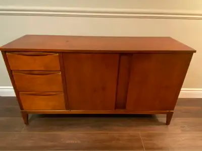 Mid-Century Danish Walnut Buffet manufactured by KF, View more