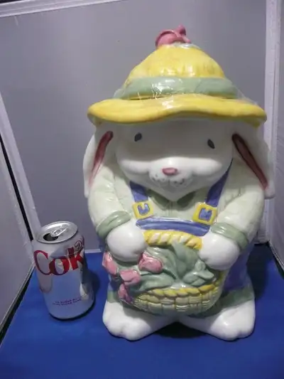 COOKIE JARS - cute rabbit cookie jar - $10.00, View more