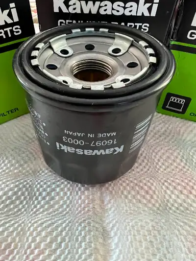 New in box Factory Original parts Y28 oil filters oem part number 16097-0003 1990 to current Kawasak...