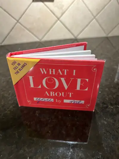 What I Love about You Book Fill-in-the-Blank Journal Book NEW!, View more