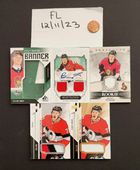 Brady Tkachuk rookie cards Ottawa Senators 