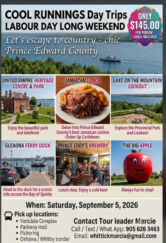 Labour Day Long Weekend One Day getaway $145