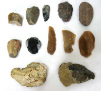 COLLECTION D OUTILS NEOLITHIQUE //COLLECTION OF STONE AGE TOOLS