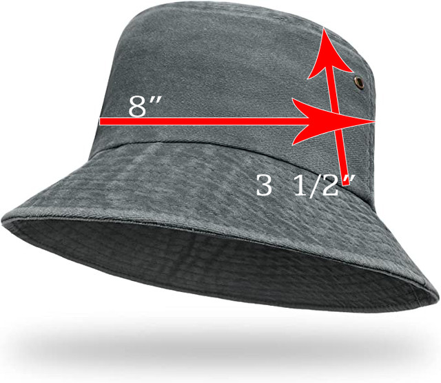 Foldable Bucket Hat - Summer Washed (Grey) - Kordear dans Autre  à Ville de Montréal - Image 2