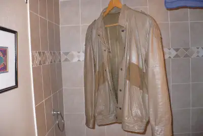 men's leather jacket size 38, View more