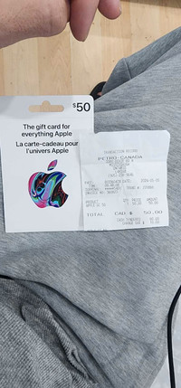 Apple gift card 