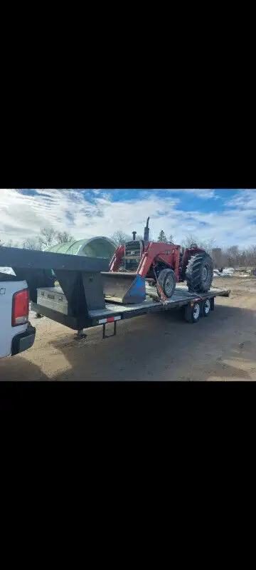 Flat bed and haulage services, Low boy flat bed and goose neck flat bed for hire serving all of onta...
