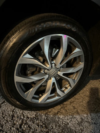 Audi rims and tires  20 inch