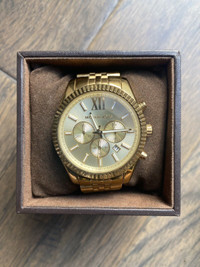 Michael kors Lexington Gold Watch 